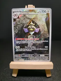 Pokemon TCG Aegislash 210/182 Paradox Rift Illustration Rare Holo Card NM Eng - Image 1