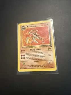 Pokemon Card-Kabutops 24/62 Fossil Set Rare Non Holo NM TCG - Image 1
