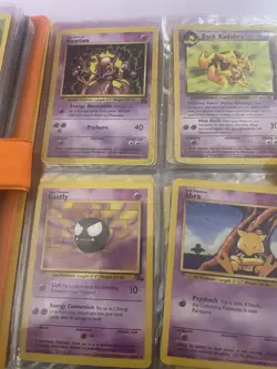 Massive Vintage Pokemon TCG Lot 233 Cards + Two Collector Binders !! Rare Sets - Image 5