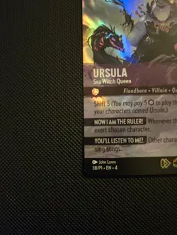 Ursula - Sea Witch Queen (Store Championship) 38 Disney Lorcana Promo Cards Holo - Image 5