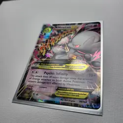 Pokemon tcg M Mega Mewtwo EX Ultra Rare Holo TCG Card 64/162 XY Breakthrough - Image 2
