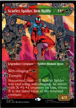 Scarlet Spider, Ben Reilly (Borderless) R Marvel's Spider-Man 214 NM - Image 1
