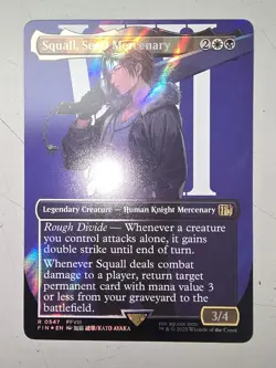 MTG - Final Fantasy - Squall, SeeD Mercenary (Surge Foil) #0547 - Near Mint - Image 1