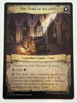 MTG The Lost Caverns of Ixalan Tarrian's Journal Extended Art Foil 0371 NM Rare - Image 2