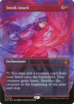 MTG Sneak Attack Wilds of Eldraine: Enchanting Tales #99 x1 Near Mint FOIL - Image 1