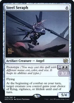 Steel Seraph - Foil Prerelease Promo BRO NM MTG - Image 1