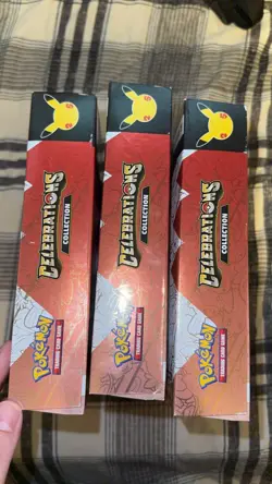 3x Pokemon Celebrations Collection Lance's Charizard V - W/Evolving & Fusion CD - Image 4
