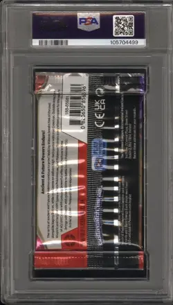 PSA 8 NM-MT Pokemon Scarlet & Violet Temporal Forces Iron Leaves Booster Pack - Image 2