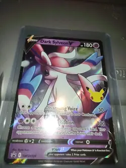 2019-2023 Pokemon SWSH Black Star Promos Dark Sylveon V #SWSH134 - Image 1