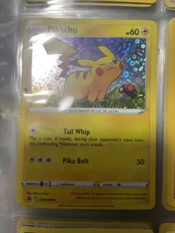 Pokemon TCG Pikachu Pokemon Promos SWSH039 Holo Promo - Image 1