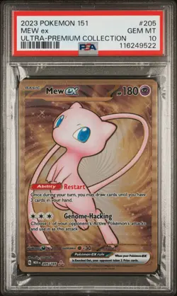 2023 POKEMON 151 ULTRA-PREMIUM COLLECTION #205 MEW EX PSA 10 - Image 1