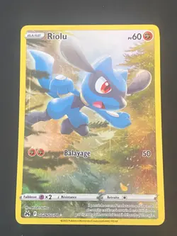 CARTE POKEMON RIOLU GG26/GG70 FR ULTRA RARE EB ZENITH SUPREME - NEUF - Image 1