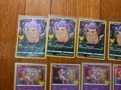 Pokemon Celebrations 25th Anniversary Lot. 5 Pikachu And 6 Mew - Image 4