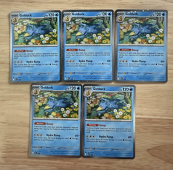 5x Pokemon TCG Mega Evolutions Golduck 008 Black Star Promo Holo English - Image 1