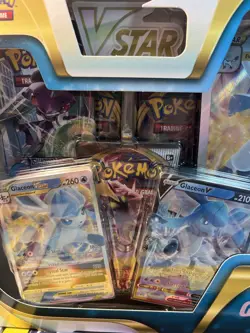 Pokemon TCG Glaceon V Star Special Collection Sword & Shield (Factory Sealed) - Image 2