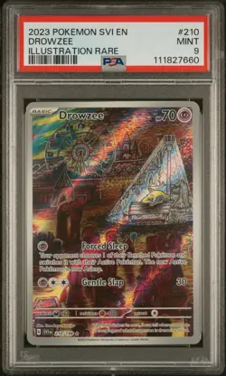 Pokemon Drowzee (2023) Scarlet & Violet 210/198 PSA 9 - Image 1