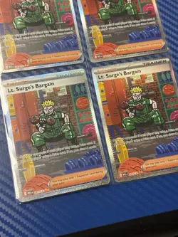 Lt. Surge's Bargain - 185/132 Pokemon Mega Evolution (MEG) Near Mint Lot Of 4 - Image 5