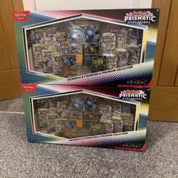Pokemon TCG Prismatic Evolutions Lucario Ex & Tyranitar Ex Premium Collection ✅ - Image 1