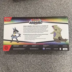 Pokemon TCG Prismatic Evolutions Lucario Ex & Tyranitar Ex Premium Collection ✅ - Image 5
