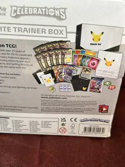 Pokemon TCG Celebrations Elite Trainer Box 25th Anniversary Sealed (Rip Plastic) - Image 3