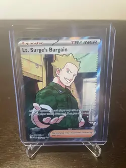 Lt. Surge’s Bargain 170/132 Pokemon Mega Evolution Ultra Rare Full Art NM - Image 1