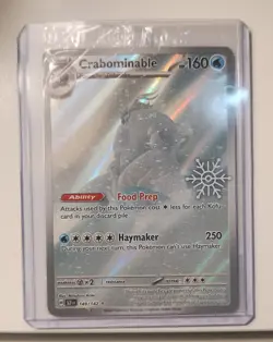 Crabominable 149/142 2025 Holiday Calendar Holo IR SEALED Pokemon Stellar Crown - Image 1