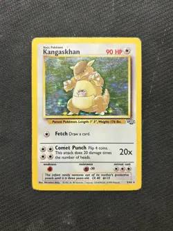 Pokemon TCG Kangaskhan 5/64 Jungle Holo! HP Condition! See Description! - Image 1