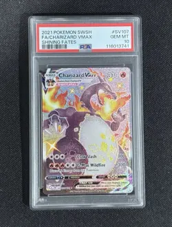 Charizard VMAX SV107/SV122 PSA 10 Pokemon Shining Fates: Shiny Vault - Image 1