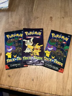 3 Packs 2023 & 2024 Pokemon SEALED "Trick or Trade" - Image 1