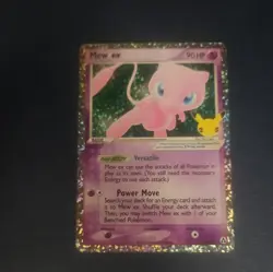 Pokemon Mew ex 88/92 Celebrations: Classic Collection Holo Near Mint - Image 1