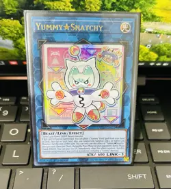 Yummy Snatchy 1st Edition Ultra Rare JUSH-EN022 Yu-Gi-Oh! - Image 1