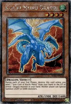Koa'ki Meiru Drago (Platinum Secret Rare) - 1st Edition RA03 LP YuGiOh - Image 1