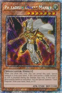 Palladium Oracle Mahad (Platinum Secret Rare) - 1st Edition RA03 NM YuGiOh - Image 1