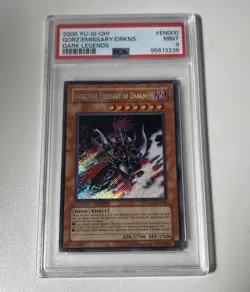 Yugioh! Gorz the Emissary of Darkness DLG1-EN000 PSA 9 Mint Limited Edition - Image 1