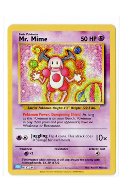 Pokemon TCG - Mr. Mime 013/034 Holo - Trading Card Game Classic Game Freak - NM! - Image 1