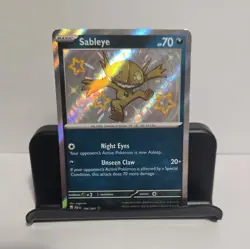 Sableye 184/091 Shiny Rare Holo Paldean Fates Pokemon Card Mint - Image 1