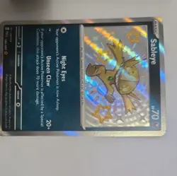 Sableye 184/091 Shiny Rare Holo Paldean Fates Pokemon Card Mint - Image 4