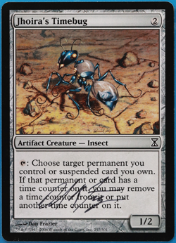 Jhoira's Timebug Time Spiral NM Artifact Common SIGNED CARD (504854) ABUGames - Image 1