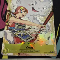Zeus (Alt Art) OP11-106 R A Fist of Divine Speed - ONE PIECE Card Game English - Image 3