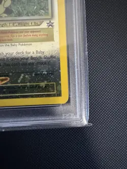 2001 Reverse Foil Holo WOTC Black Star Promo Pokemon Card: Pichu #35 English - Image 5