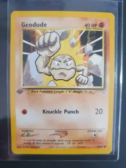 Geodude 44/64 1st Edition - Neo Revelation Set - Pokemon Card - Excellent - Image 1