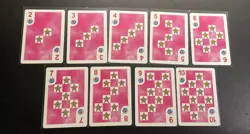 Staryu, 1998 Pokemon Pokeball Vintage Poker Playing Card Numbered 2-10 Cards - Image 1