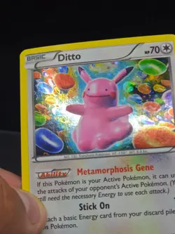Pokemon TCG Ditto Black Star Promos Holo Card XY40 - Image 2