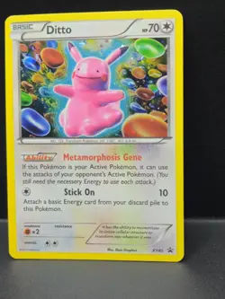 Pokemon TCG Ditto Black Star Promos Holo Card XY40 - Image 3