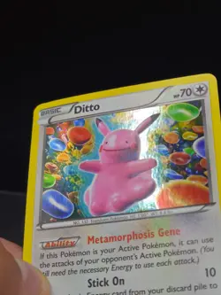 Pokemon TCG Ditto Black Star Promos Holo Card XY40 - Image 5