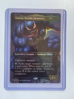 MTG Venom, Deadly Devourer (Borderless Foil) Marvel's Spider-Man 22 - Image 1
