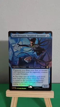 2025 Marvel's Magic The Gathering MTG #252 Lady Octopus Inspired Inventor Foil - Image 2