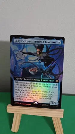 2025 Marvel's Magic The Gathering MTG #252 Lady Octopus Inspired Inventor Foil - Image 3