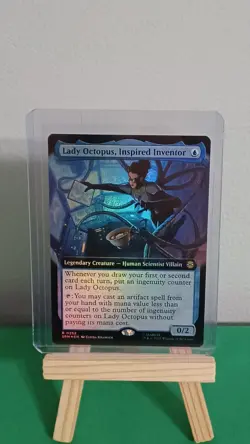 2025 Marvel's Magic The Gathering MTG #252 Lady Octopus Inspired Inventor Foil - Image 5