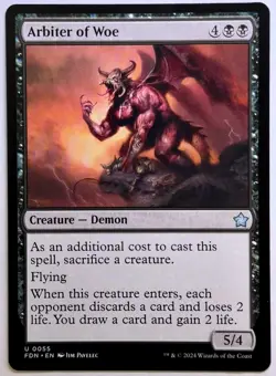 Playset (4x) Arbiter of Woe -MTG- Foundations - Image 1